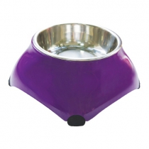 SUPERDESIGN миска меламиновая для собак высокая 160 мл фиолетовая