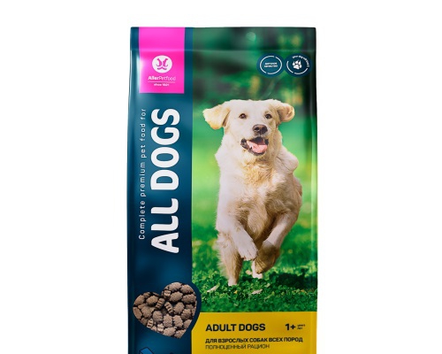 ALL DOGS для взрослых собак с курицей 13 кг