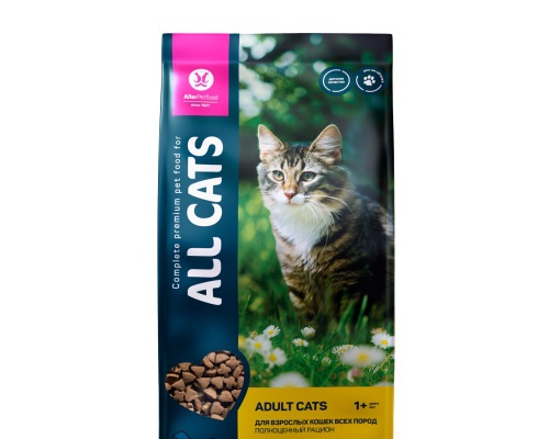 ALL CATS для взрослых кошек с курицей 13 кг