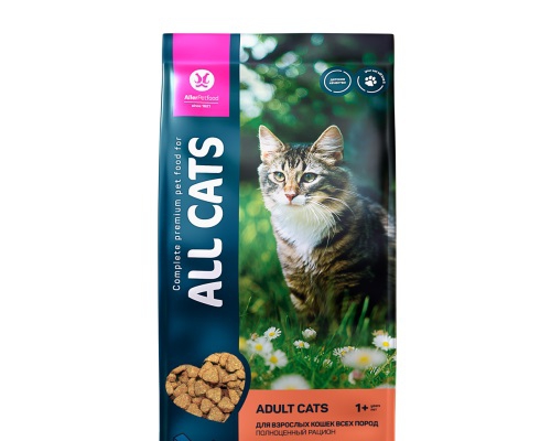 ALL CATS для взрослых кошек с говядиной и овощами 13 кг