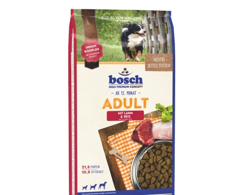 Корм для собак Bosch ADULT Ягнёнок и рис 15 кг